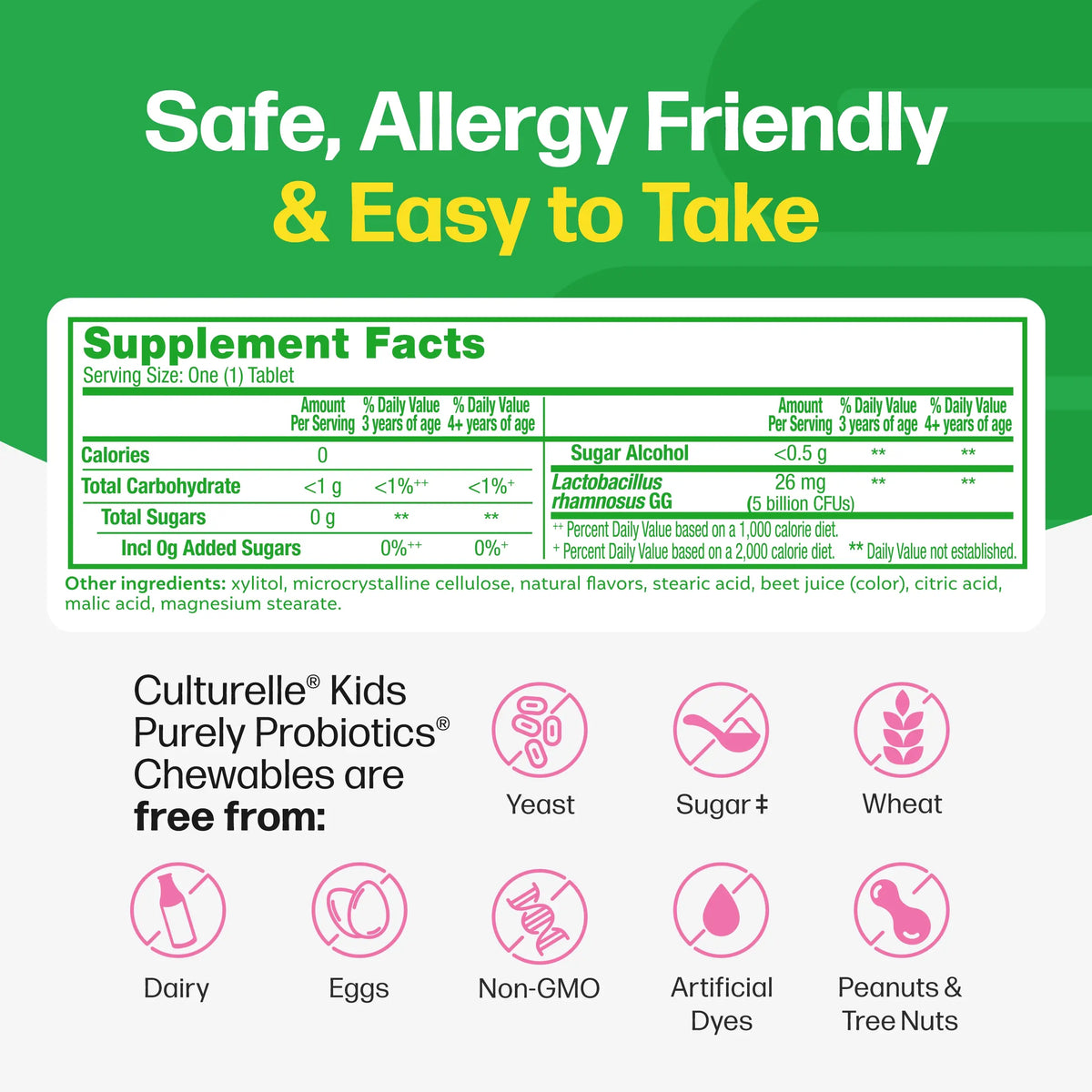 Culturelle® Kids Purely Probiotics® Chewables