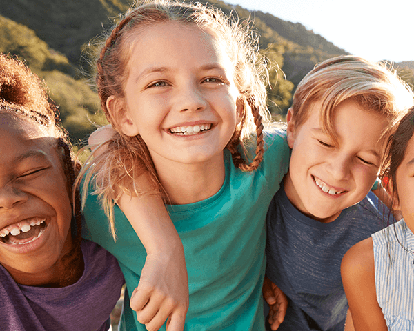 children smiling