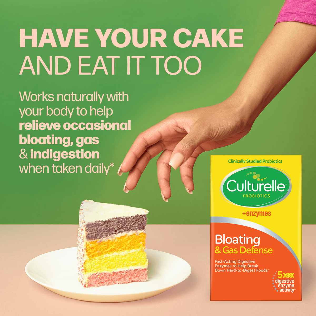 Culturelle® Bloating & Gas Defense Capsules