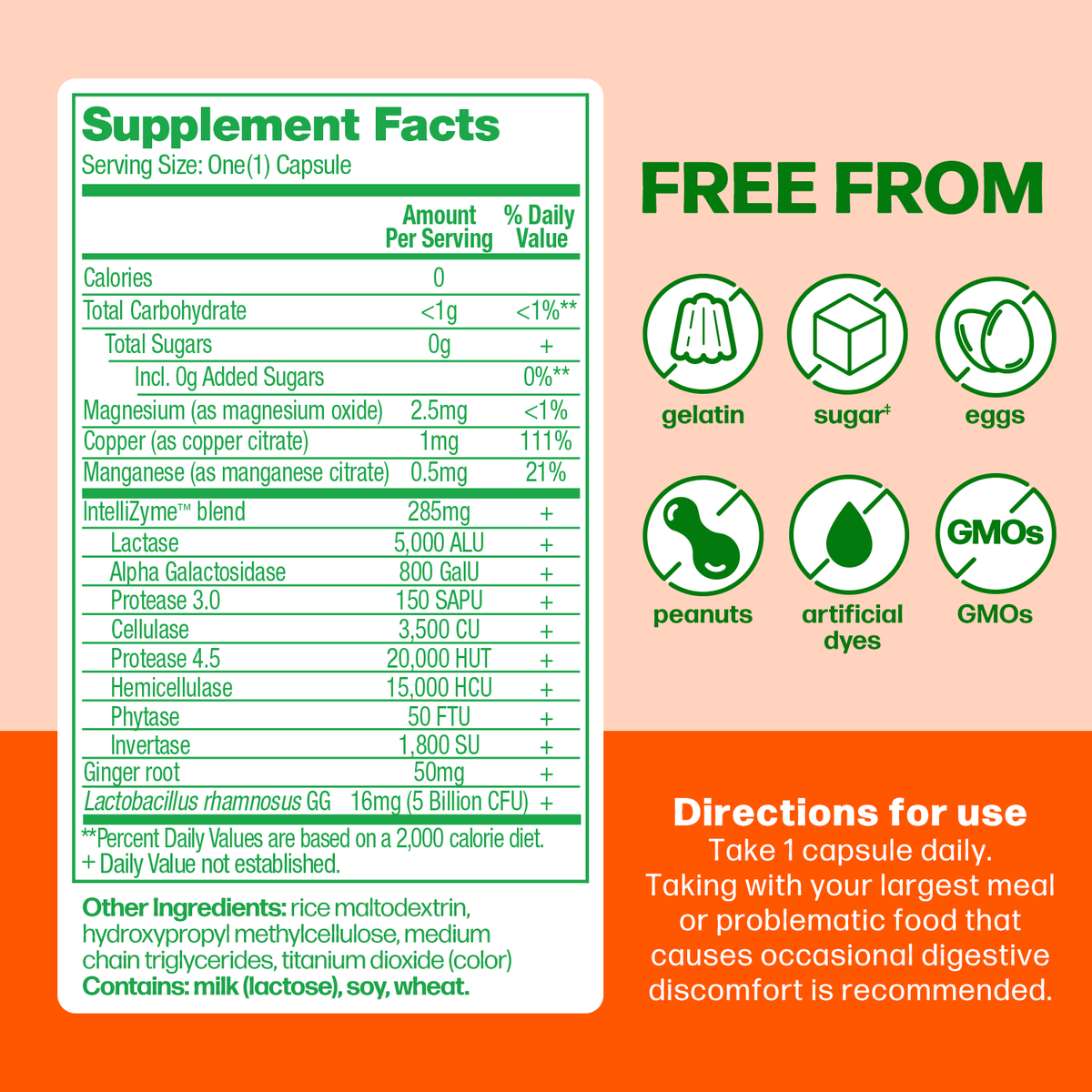 Culturelle® Bloating & Gas Defense Capsules