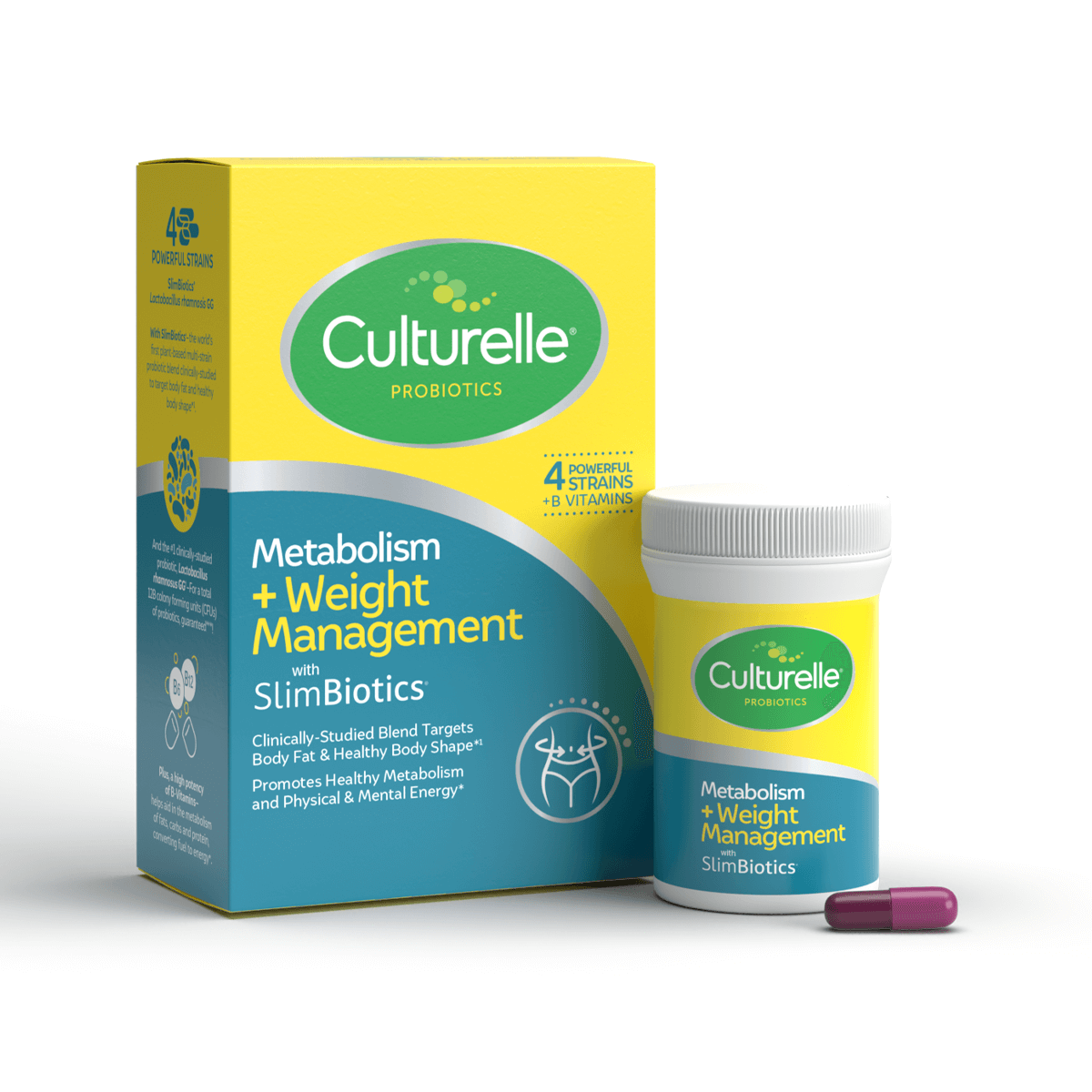 Culturelle® Metabolism + Weight Management with SlimBiotics® Capsules