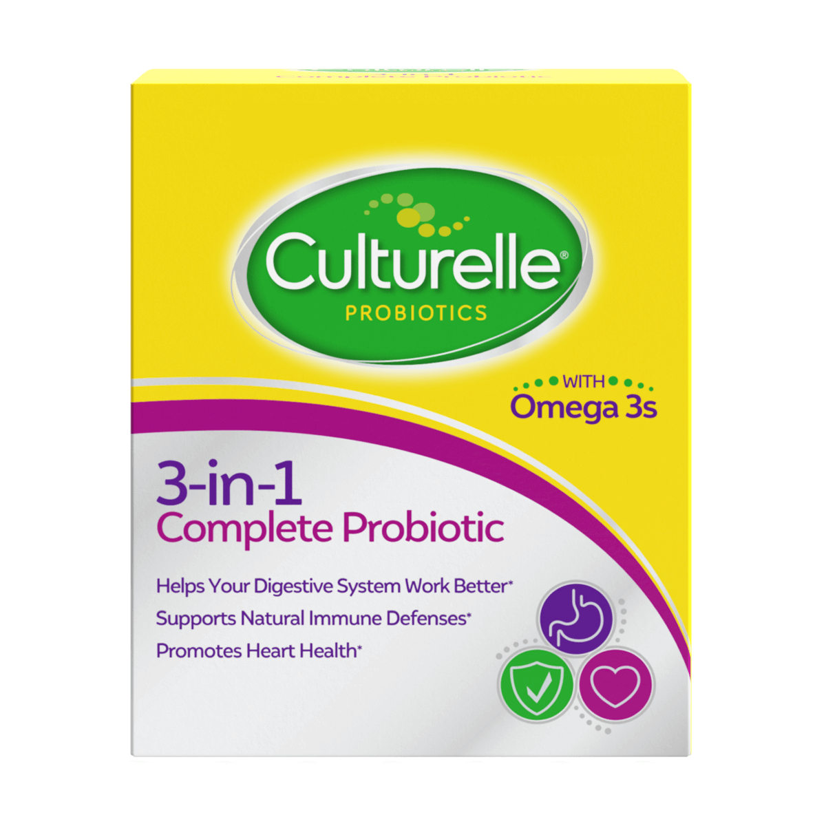3-in-1 complete probiotic front packaging