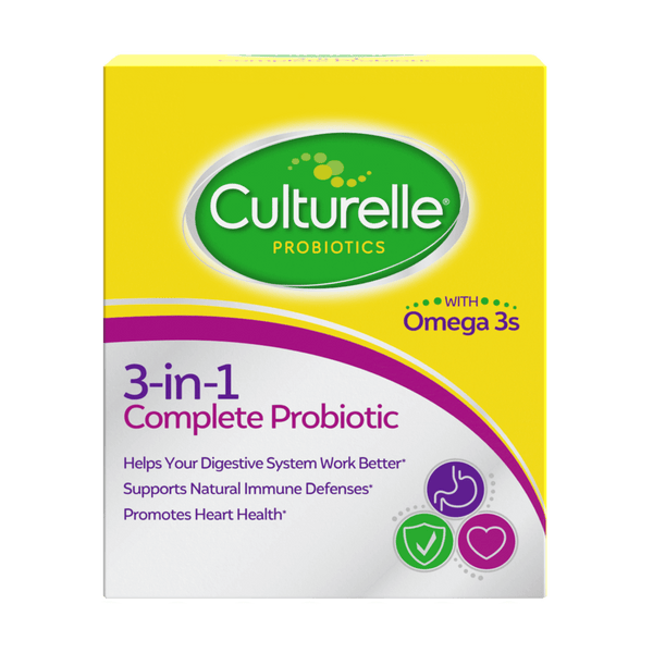 3-in-1 complete probiotic front packaging