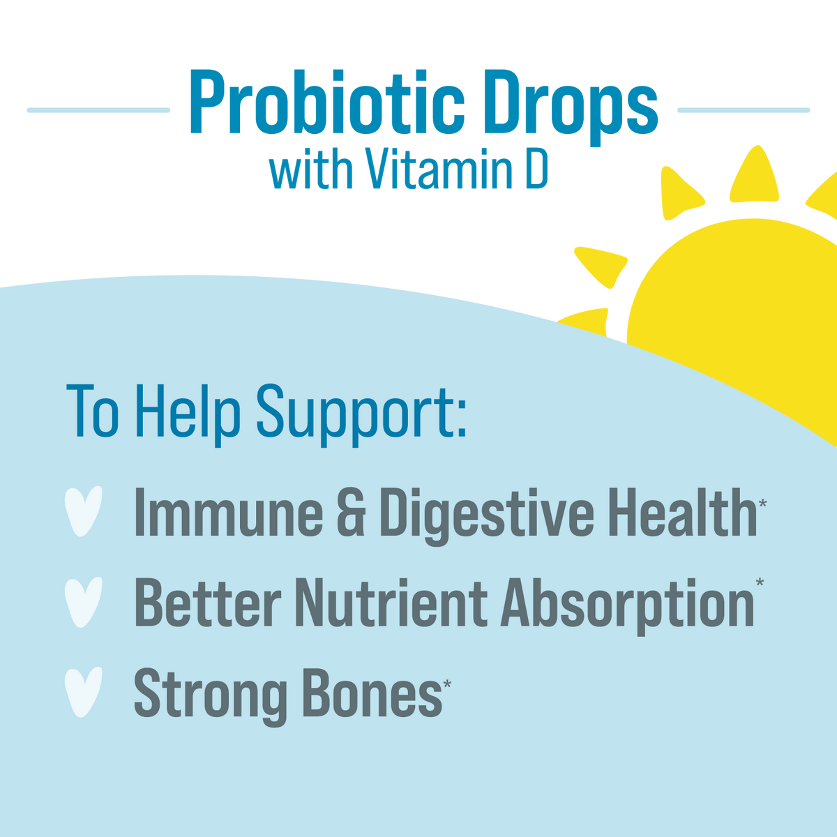 Culturelle® Baby Immune + Digestive Support Probiotic & Vitamin D Drops